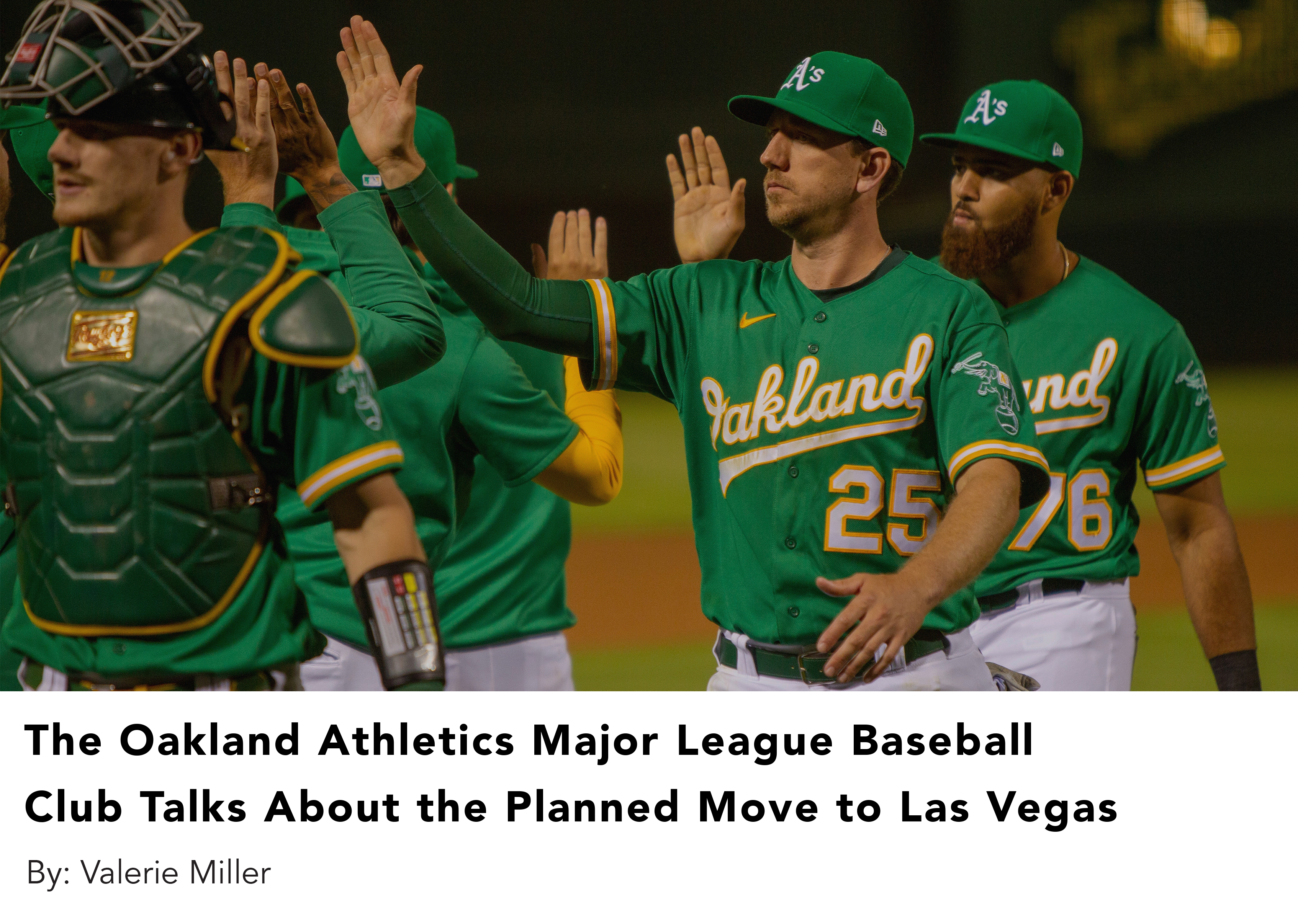 The Oakland Athletics Major League Baseball Club Talks About the